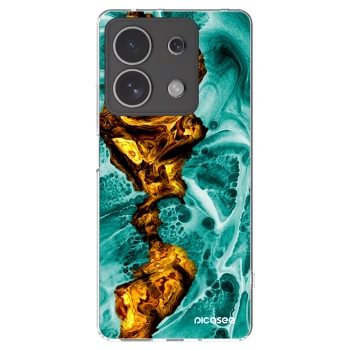 Picasee silikonski prozorni ovitek za Xiaomi Redmi Note 13 4G - Goldsky