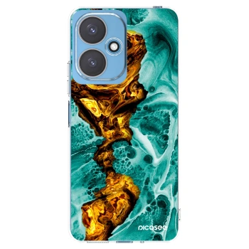 Picasee silikonski prozorni ovitek za Xiaomi Redmi 13C 5G - Goldsky
