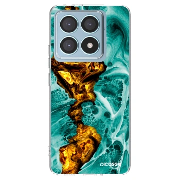 Picasee silikonski prozorni ovitek za Xiaomi 14T Pro - Goldsky