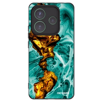 Picasee silikonski črni ovitek za Xiaomi Redmi Note 14 5G - Goldsky