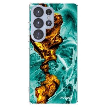 Picasee silikonski prozorni ovitek za Samsung Galaxy S25 Ultra 5G - Goldsky