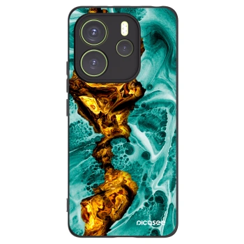 Picasee silikonski črni ovitek za Xiaomi Redmi Note 14 4G - Goldsky
