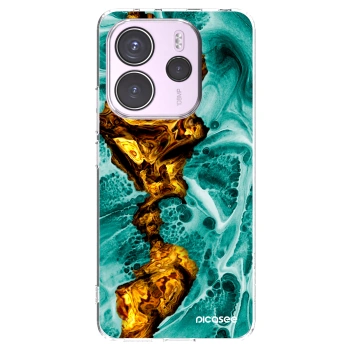 Picasee silikonski prozorni ovitek za Xiaomi Redmi Note 14 4G - Goldsky