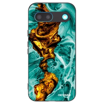 Picasee silikonski črni ovitek za Google Pixel 8 - Goldsky