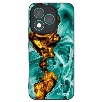 Picasee silikonski črni ovitek za Honor 400 Lite 5G - Goldsky