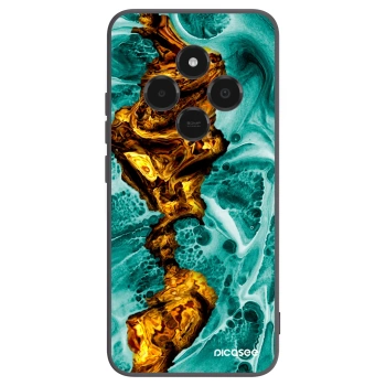 Picasee silikonski črni ovitek za Xiaomi Poco C75 - Goldsky