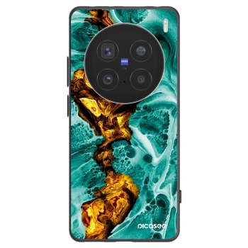 Picasee silikonski črni ovitek za Vivo X200 Pro - Goldsky
