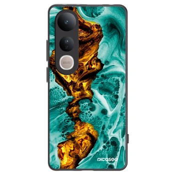 Picasee silikonski črni ovitek za Vivo V50 Lite 5G - Goldsky