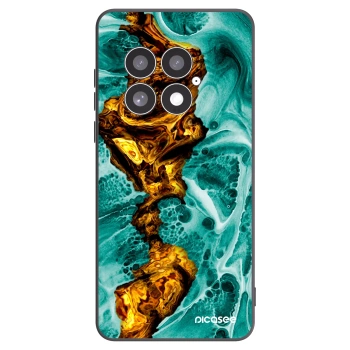 Picasee silikonski črni ovitek za OnePlus 13 5G - Goldsky