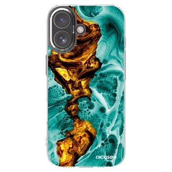 Picasee silikonski prozorni ovitek za Apple iPhone 17 - Goldsky
