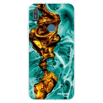 Picasee silikonski prozorni ovitek za Huawei Y6 2019 - Goldsky