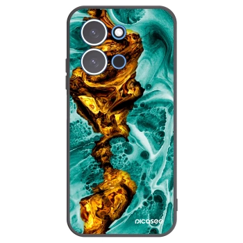 Picasee silikonski črni ovitek za Xiaomi Redmi 15C 4G - Goldsky