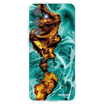 Picasee silikonski prozorni ovitek za Samsung Galaxy S25 FE 5G - Goldsky