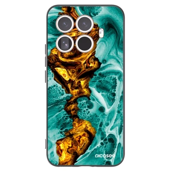 Picasee silikonski črni ovitek za Xiaomi 15T Pro - Goldsky