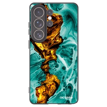 Picasee silikonski črni ovitek za Samsung Galaxy S26 Ultra - Goldsky