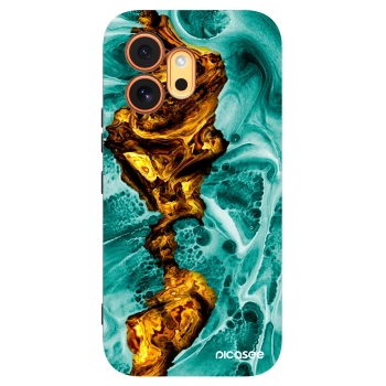 Picasee silikonski črni ovitek za Honor 600 - Goldsky