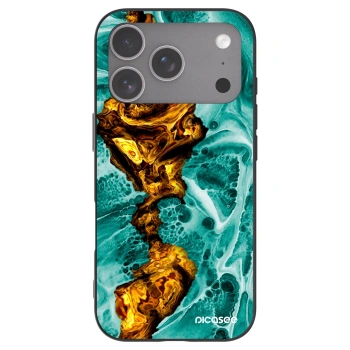 Picasee silikonski črni ovitek za Apple iPhone 18 Pro - Goldsky