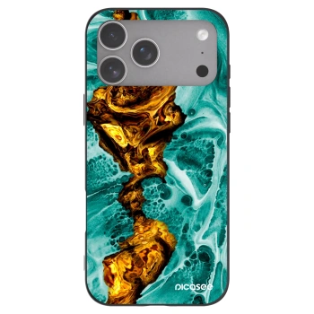 Picasee silikonski črni ovitek za Apple iPhone 18 Pro Max - Goldsky