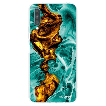 Picasee silikonski prozorni ovitek za Samsung Galaxy A30s A307F - Goldsky