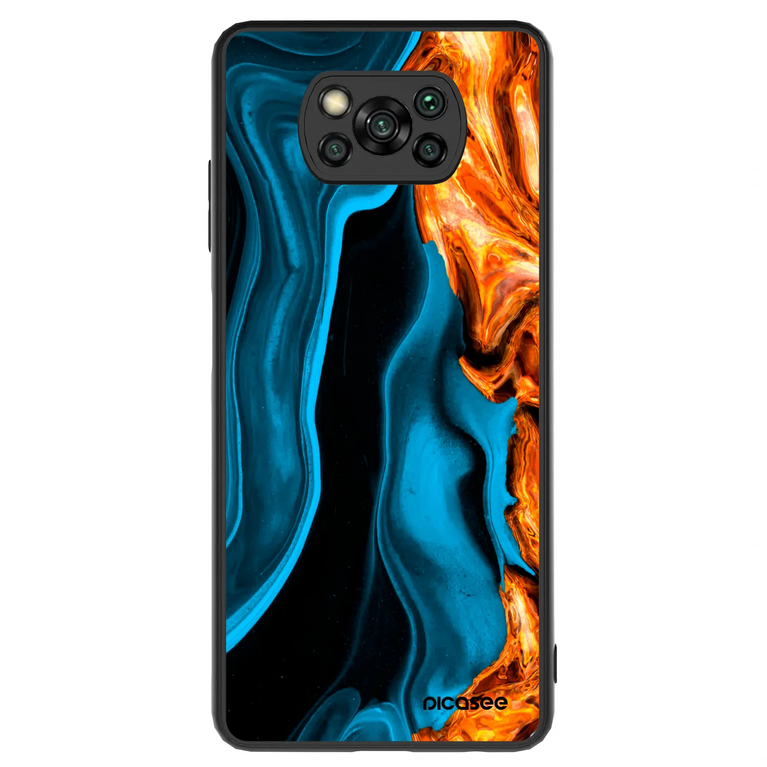 Picasee ULTIMATE CASE za Xiaomi Poco X3 - Gold blue
