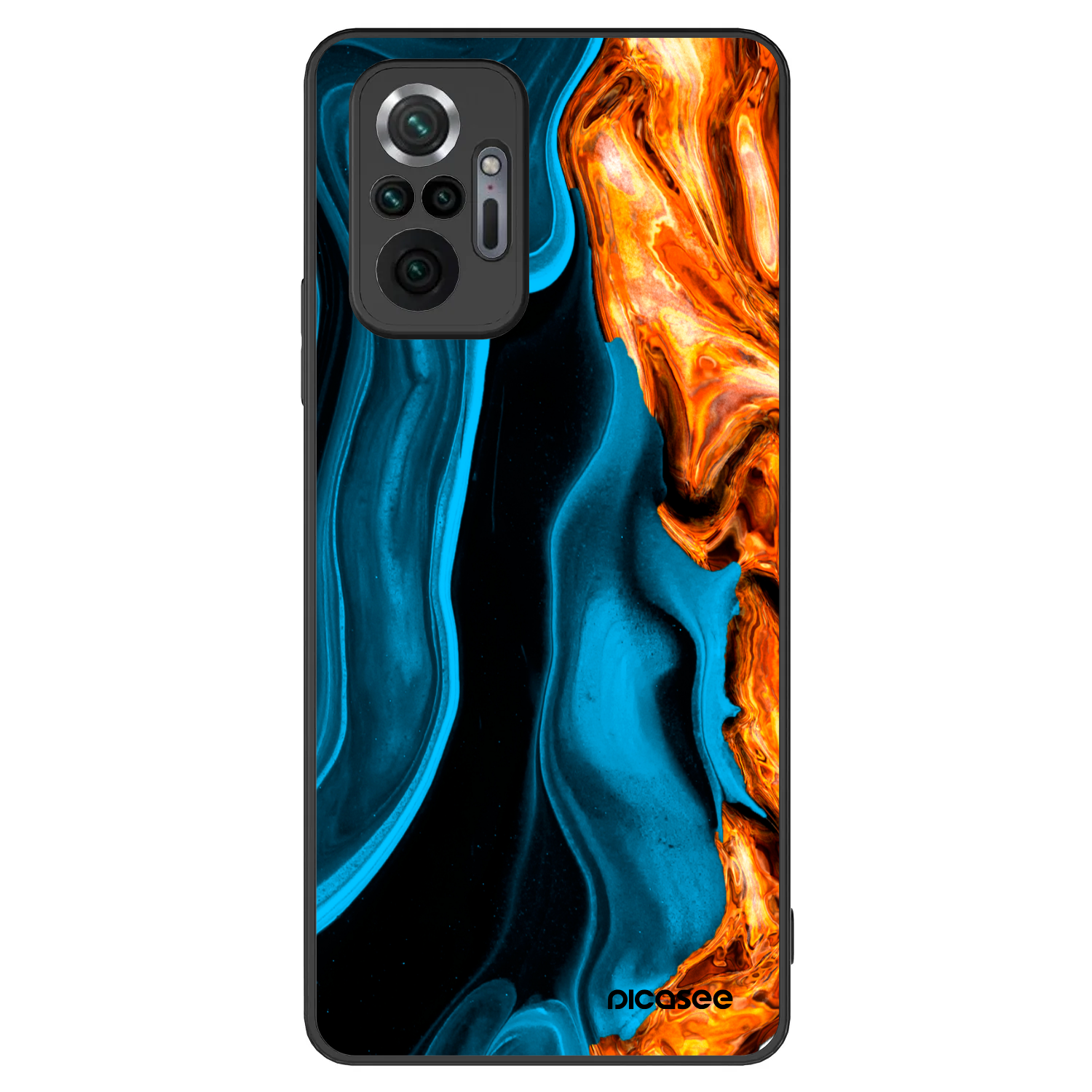 Picasee ULTIMATE CASE za Xiaomi Redmi Note 10 Pro - Gold blue