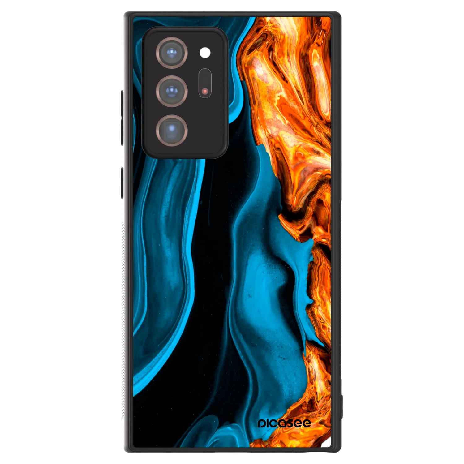 Picasee ULTIMATE CASE za Samsung Galaxy Note 20 Ultra - Gold blue