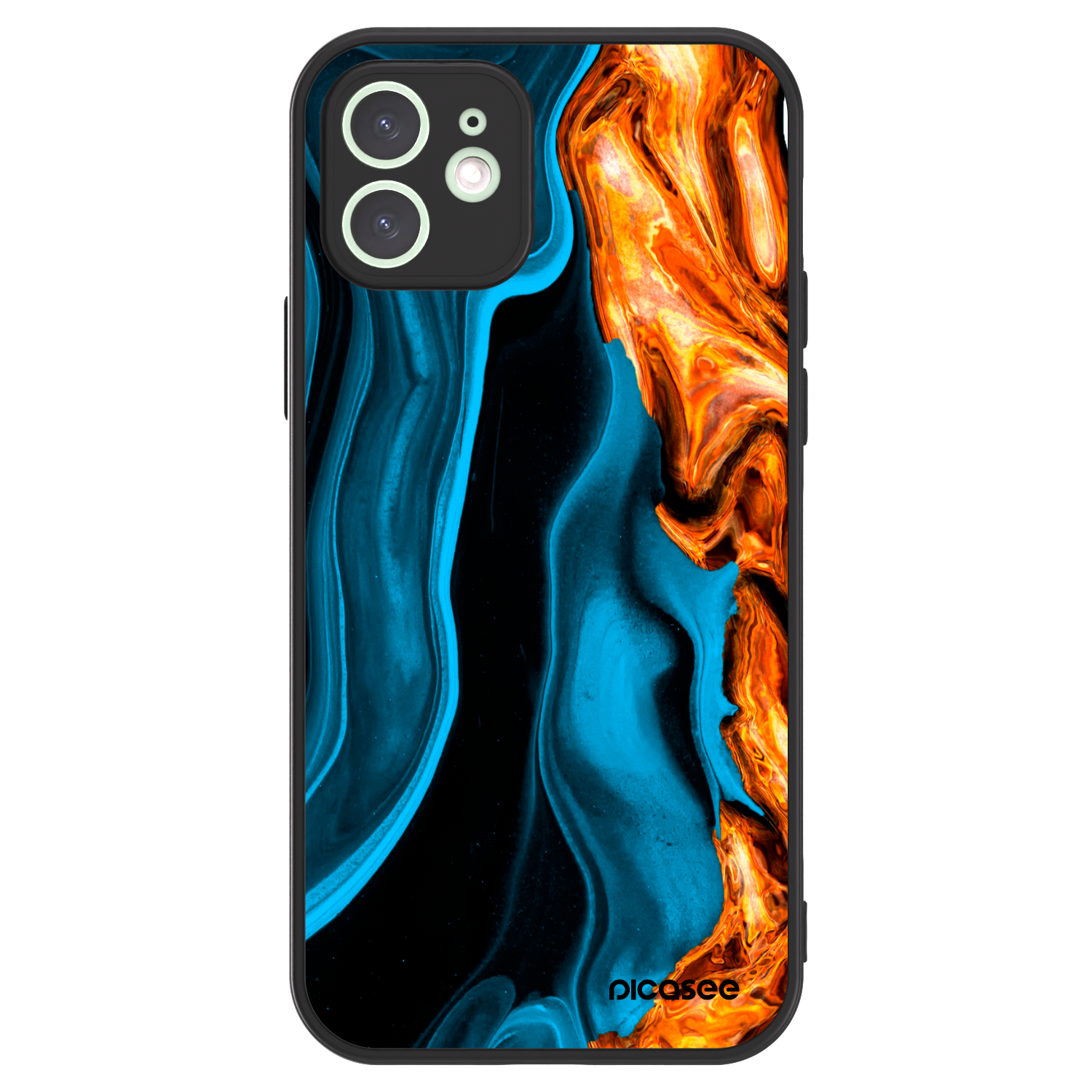 Picasee ULTIMATE CASE MagSafe za Apple iPhone 12 - Gold blue