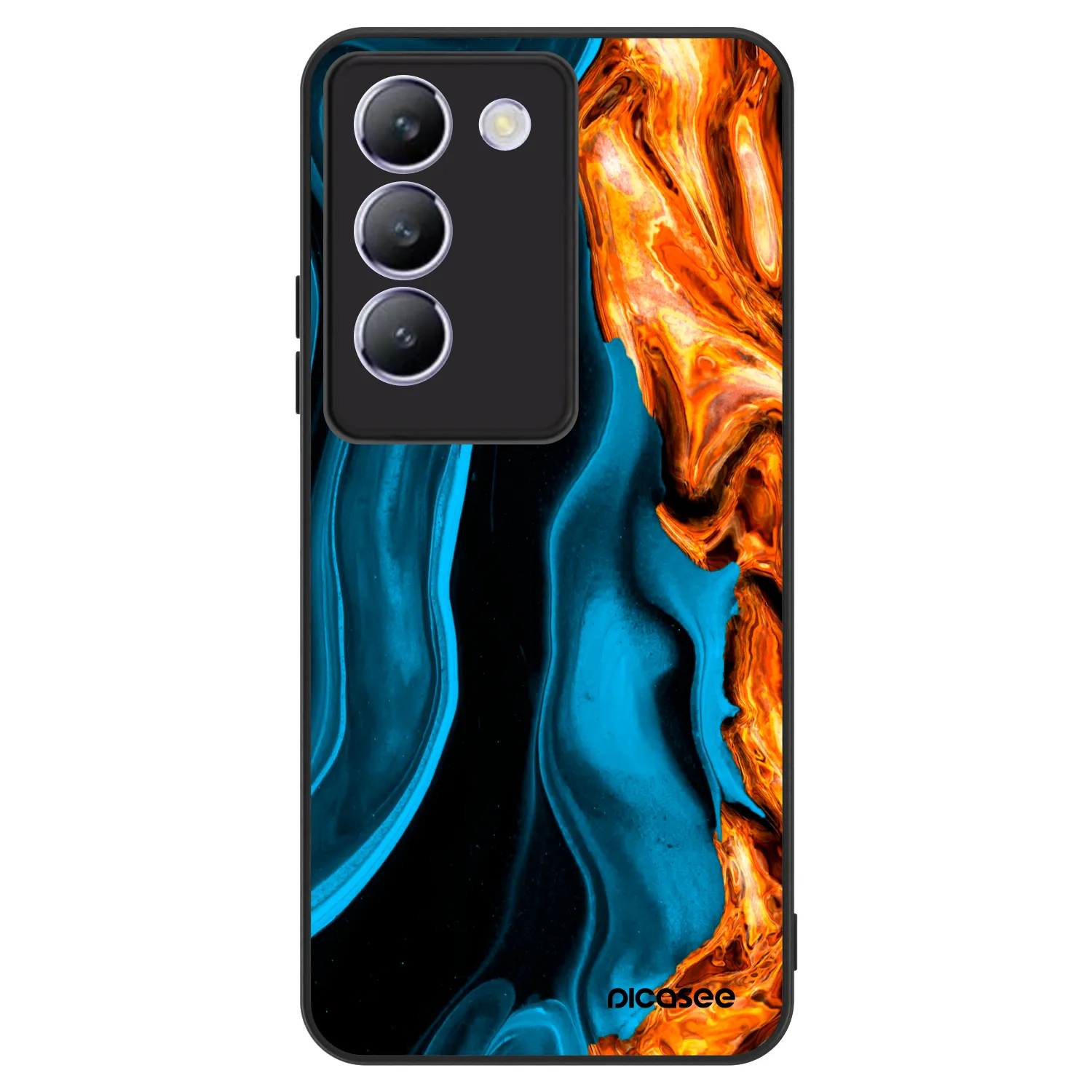 Picasee ULTIMATE CASE za Vivo V40 SE 5G - Gold blue