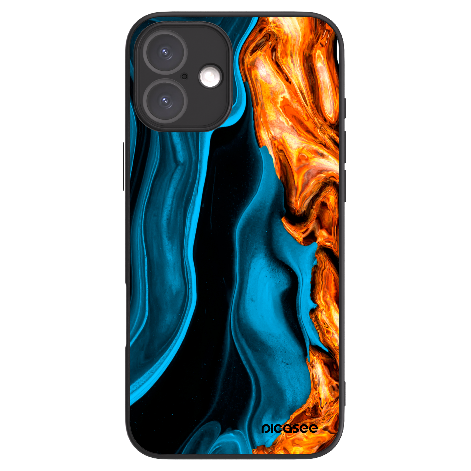 Picasee ULTIMATE CASE MagSafe za Apple iPhone 16 Plus - Gold blue