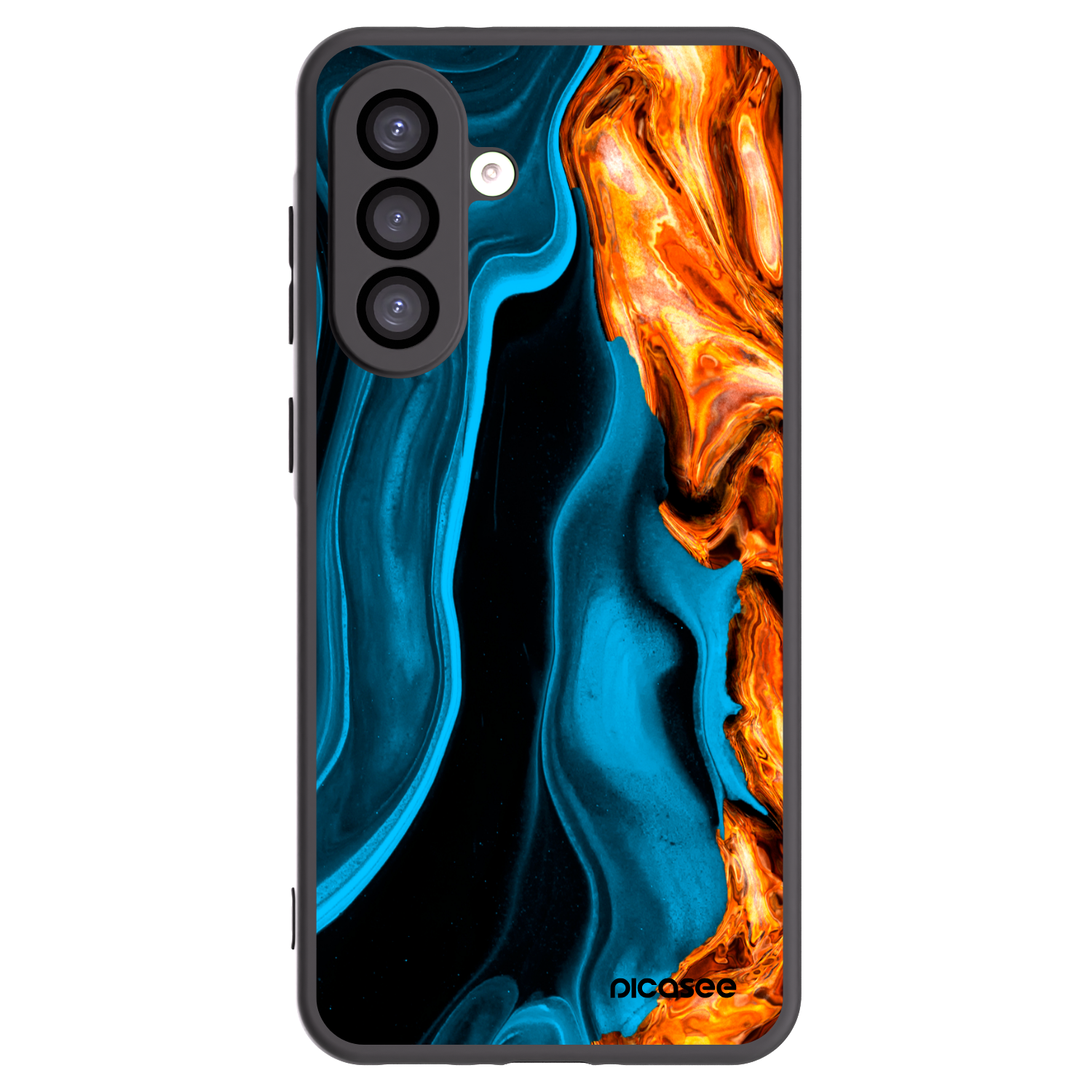 Picasee silikonski črni ovitek za Samsung Galaxy A26 5G A266B - Gold blue