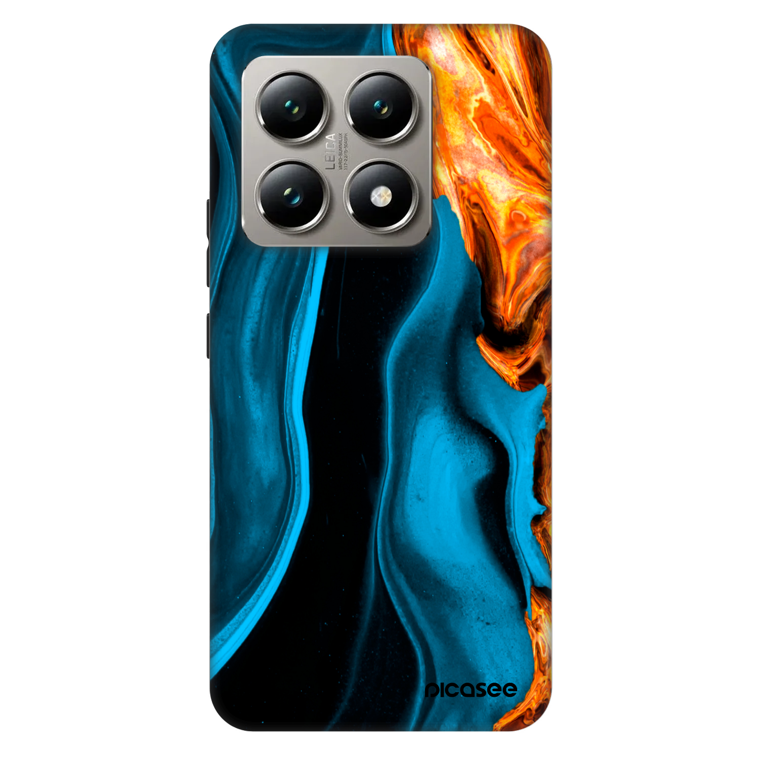 Picasee Fashion Case za Xiaomi 14T - Gold blue