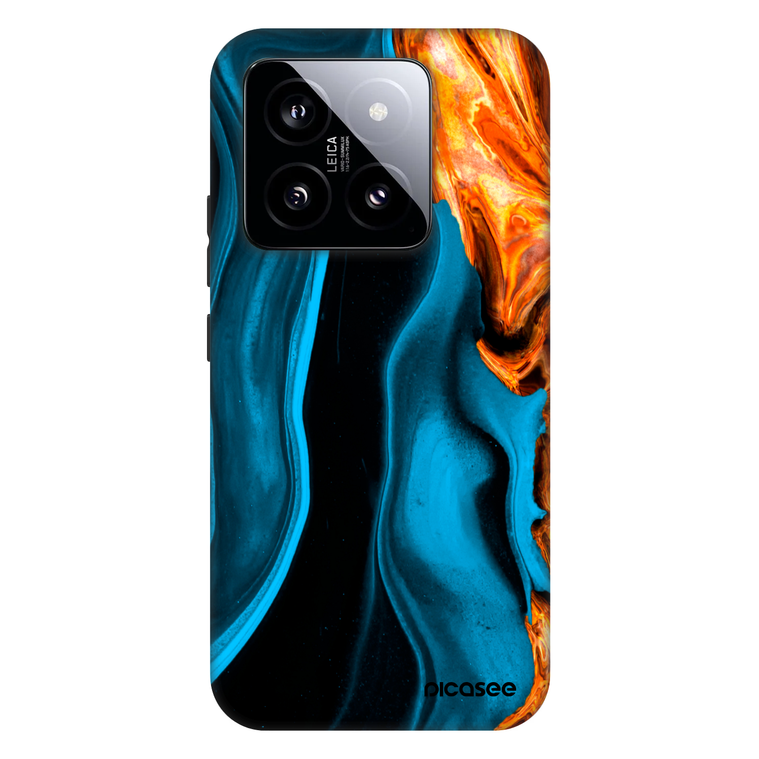 Picasee Fashion Case za Xiaomi 14 - Gold blue