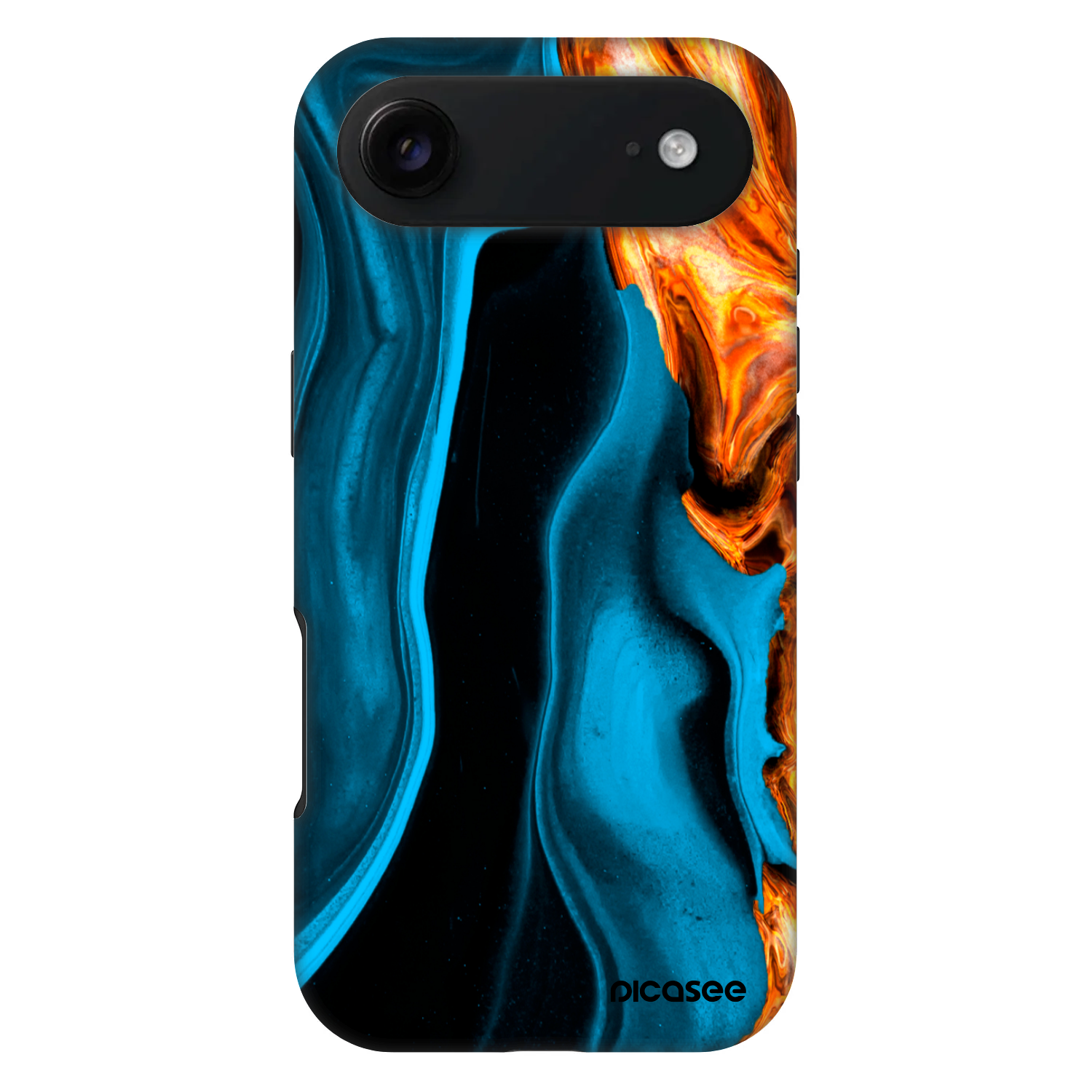 Picasee Fashion Case MagSafe za Apple iPhone Air - Gold blue