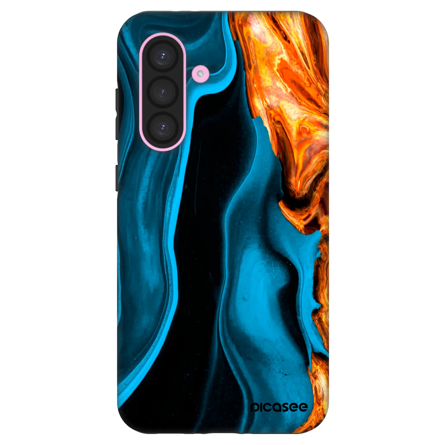 Picasee Fashion Case za Samsung Galaxy A56 5G A566B - Gold blue