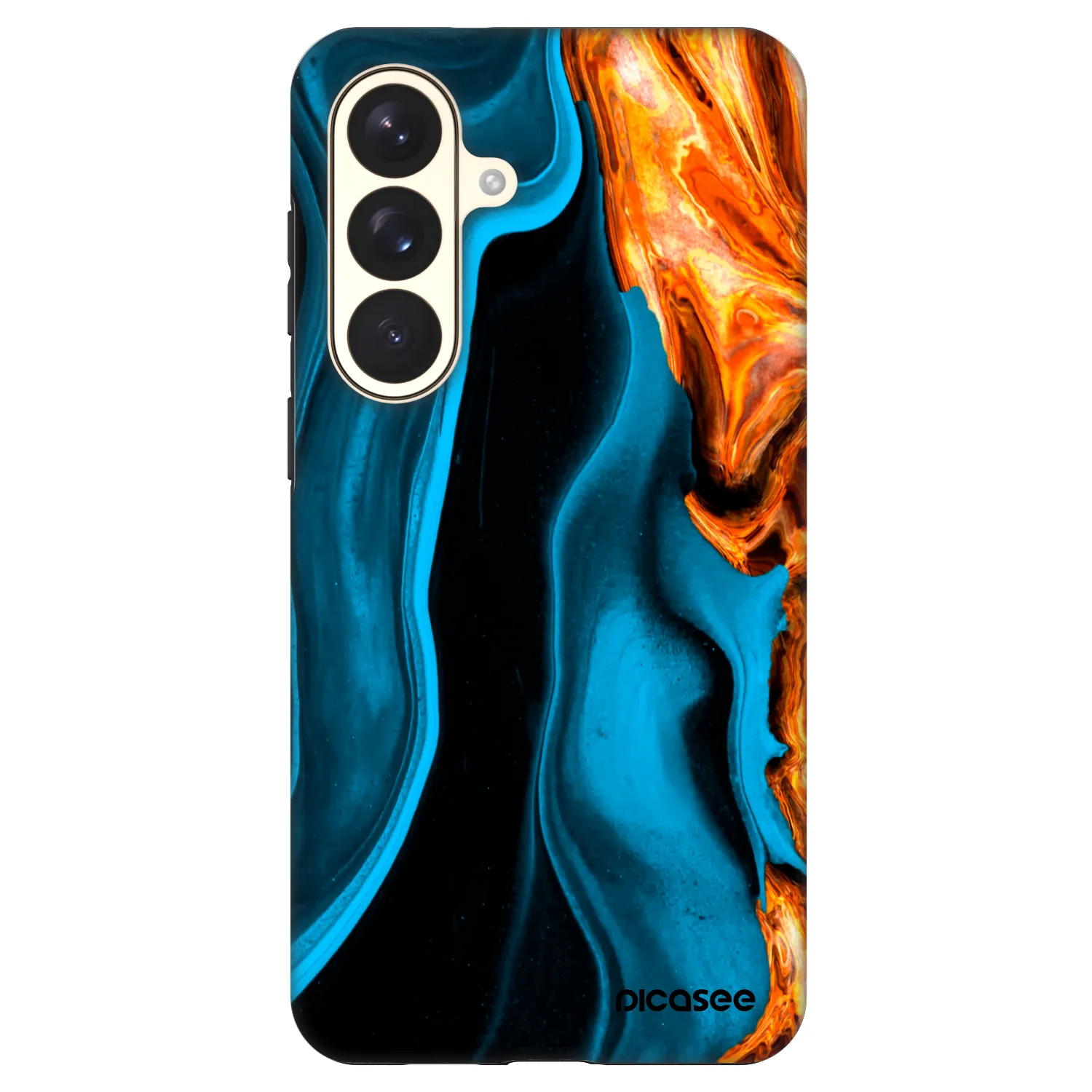 Picasee Fashion Case PowerShare pro Samsung Galaxy S26+ - Gold blue