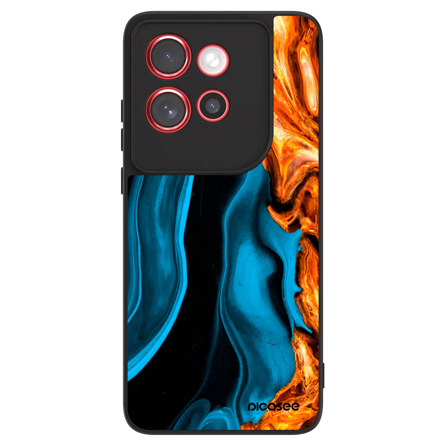 Picasee ULTIMATE CASE za Motorola Edge 60 Neo 5G - Gold blue