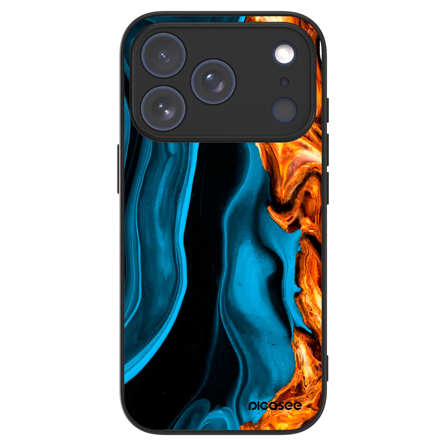 Picasee ULTIMATE CASE za Apple iPhone 18 Pro - Gold blue