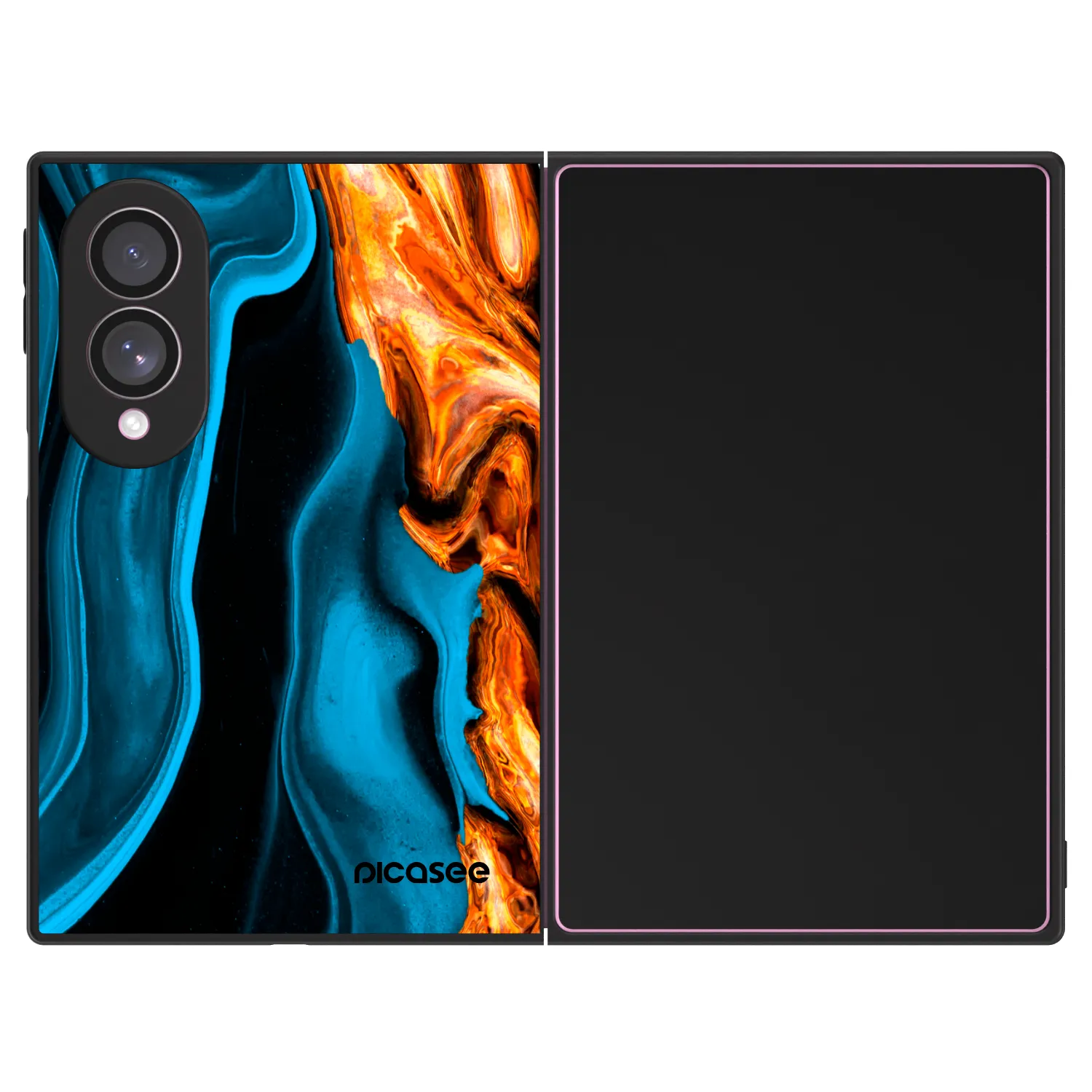 Picasee ULTIMATE CASE za Samsung Galaxy Z Fold8 5G - Gold blue