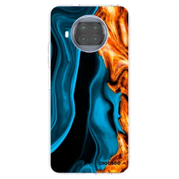 Picasee silikonski prozorni ovitek za Xiaomi Mi 10T Lite - Gold blue