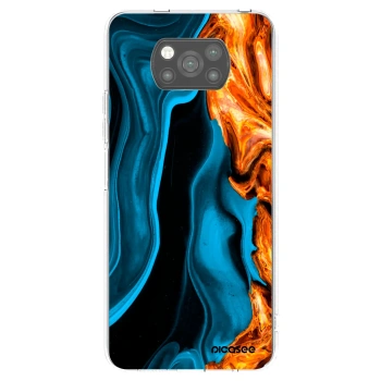 Picasee silikonski črni ovitek za Xiaomi Poco X3 Pro - Gold blue