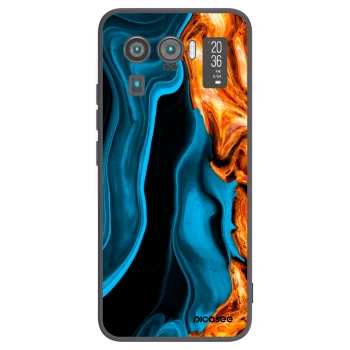 Picasee silikonski črni ovitek za Xiaomi Mi 11 Ultra - Gold blue