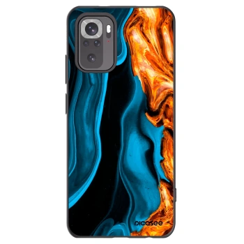 Picasee silikonski črni ovitek za Xiaomi Redmi Note 11S 4G - Gold blue