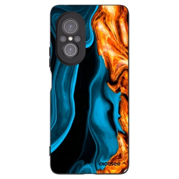 Picasee silikonski črni ovitek za Huawei Nova 9 SE - Gold blue