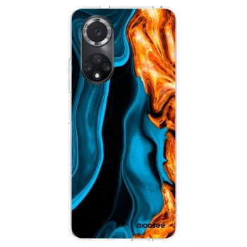 Picasee silikonski prozorni ovitek za Huawei Nova 9 SE - Gold blue