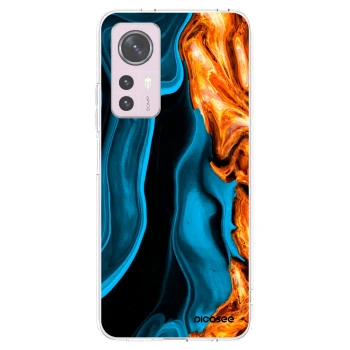 Picasee silikonski prozorni ovitek za Xiaomi 12 - Gold blue
