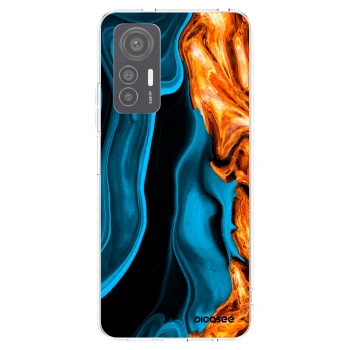 Picasee silikonski prozorni ovitek za Xiaomi 12 Lite - Gold blue