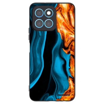 Picasee silikonski črni ovitek za Honor X8 5G - Gold blue
