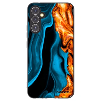 Picasee silikonski črni ovitek za Samsung Galaxy A34 5G A346B - Gold blue