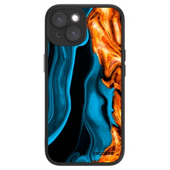 Picasee ULTIMATE CASE za Apple iPhone 15 - Gold blue
