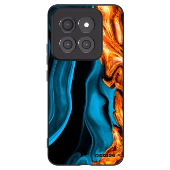 Picasee silikonski črni ovitek za Xiaomi 14 Pro - Gold blue